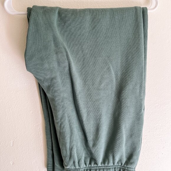 Athletic Works Women's Fleece Pants with Pockets in Greyed Teal - Picture 2 of 6